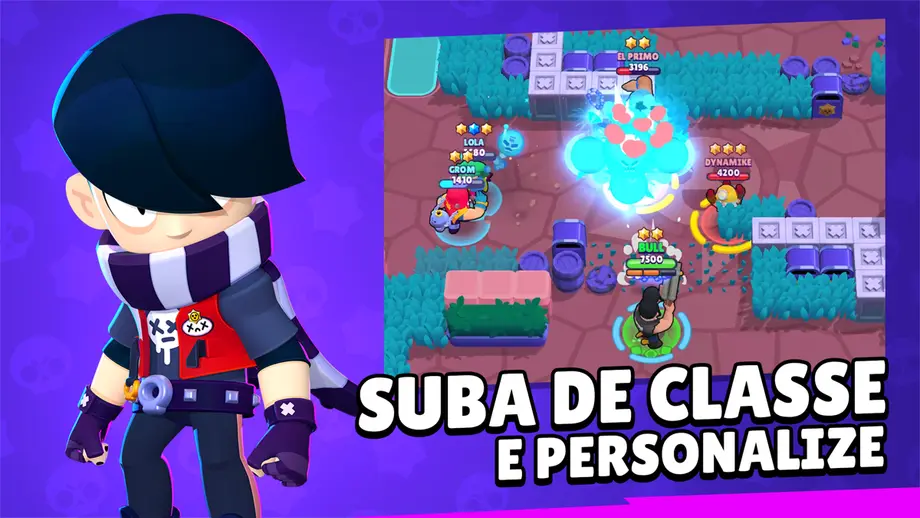 Arena de combate colorida de um jogo de ação